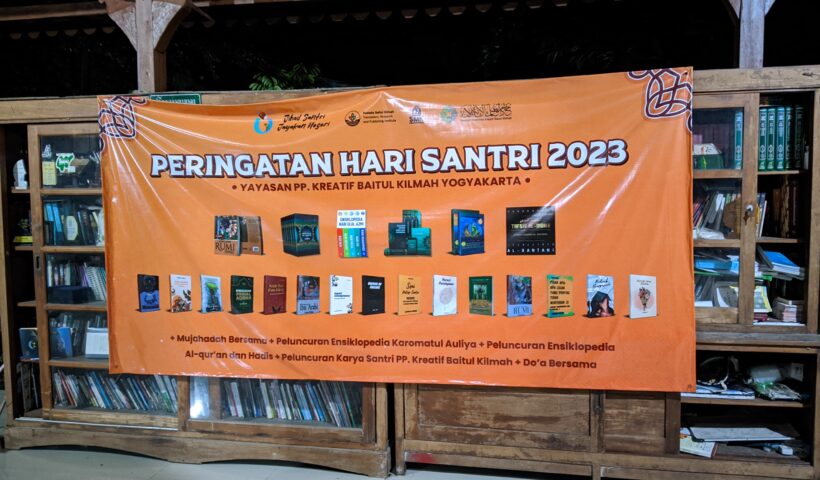 Peringatan Hari Santri 2023 dan launching buku karya santri.