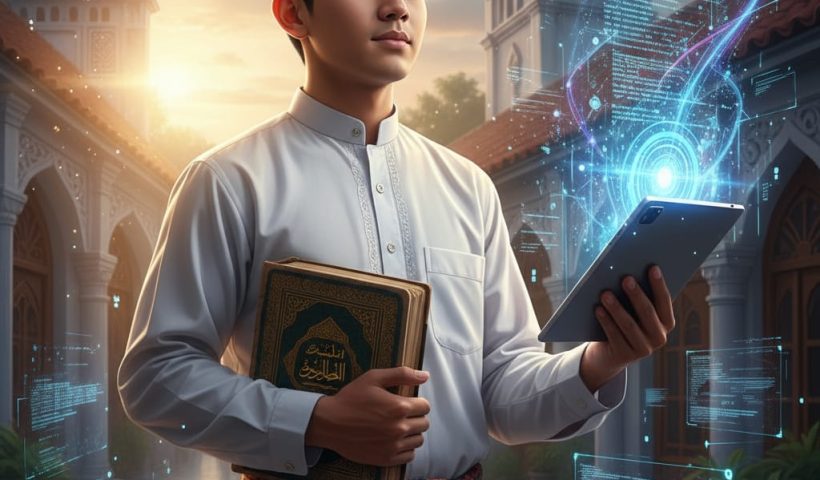 Santri adalah manusia masa depan. Di samping menguasai kitab turats juga ahli dalam dunia digital